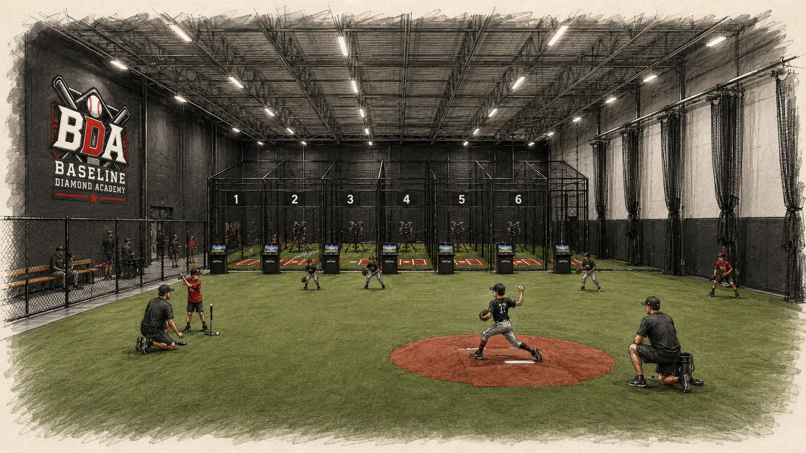 Planned headquarters training area concept rendering